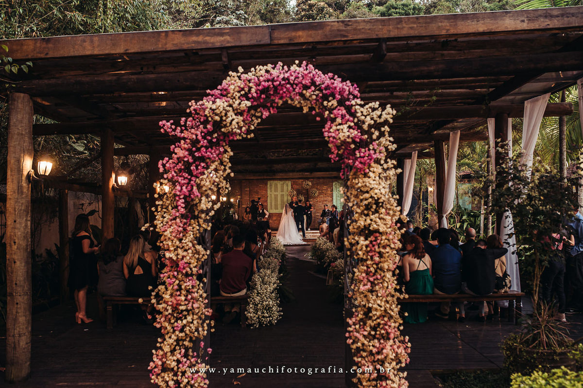 espaço para cerimonia de casamento no campo em Mogi das Cruzes