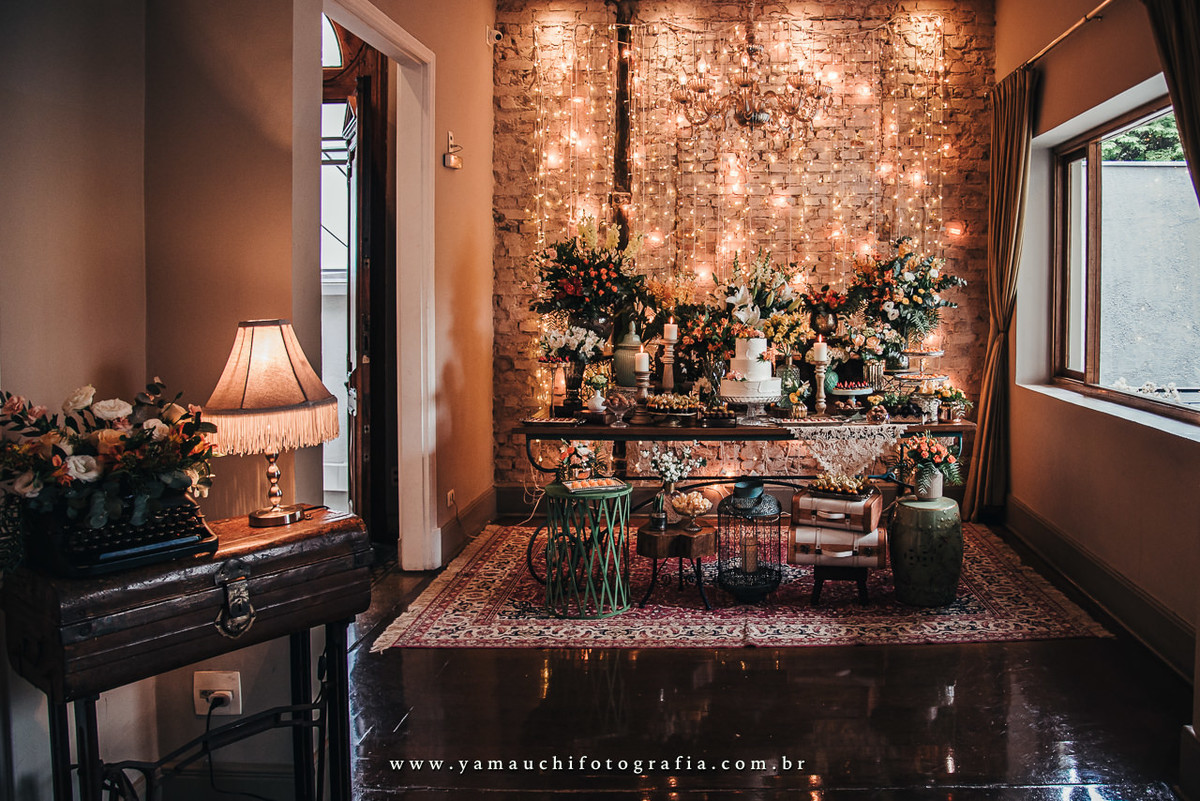 Decoração de casamento na Casa Quintal