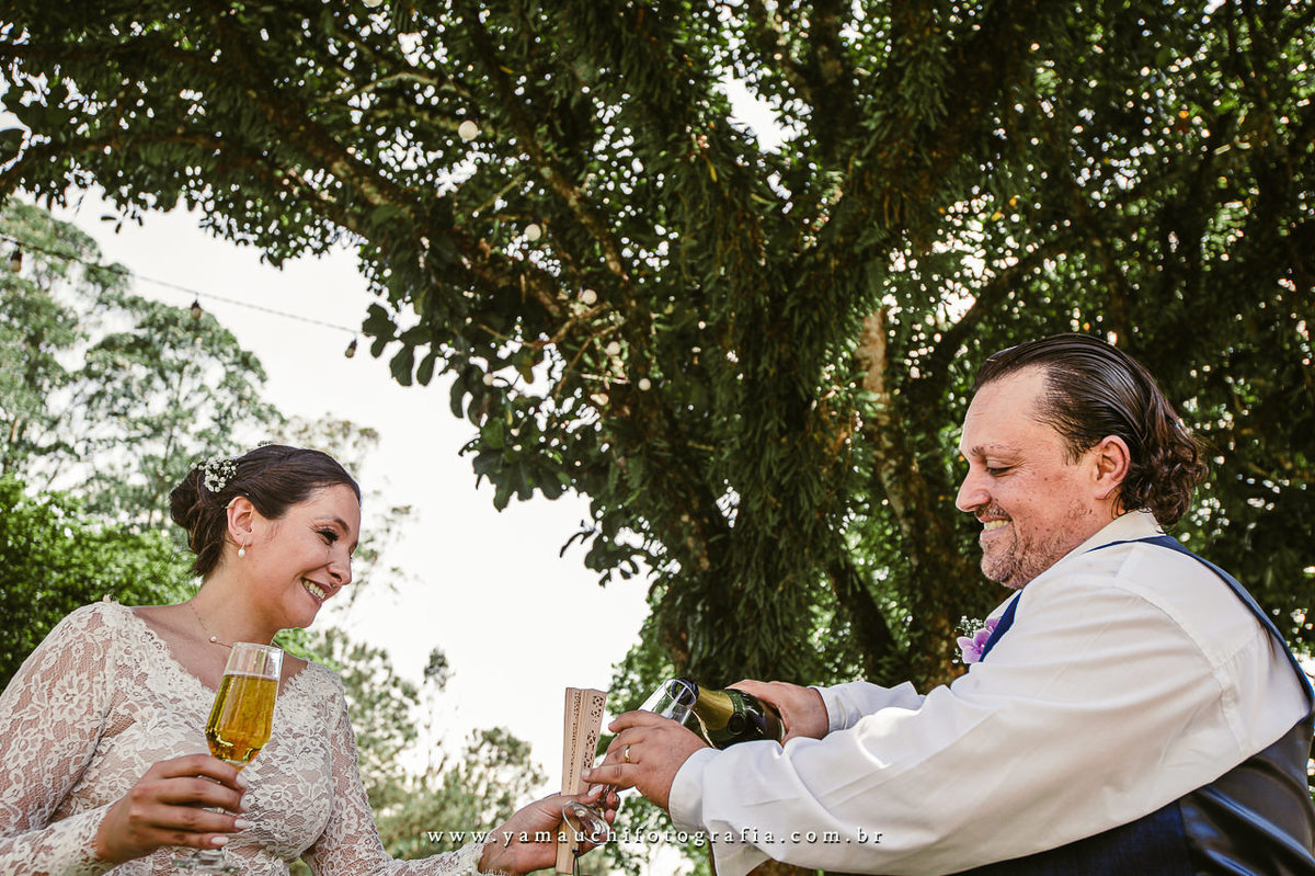 brinde dos noivos