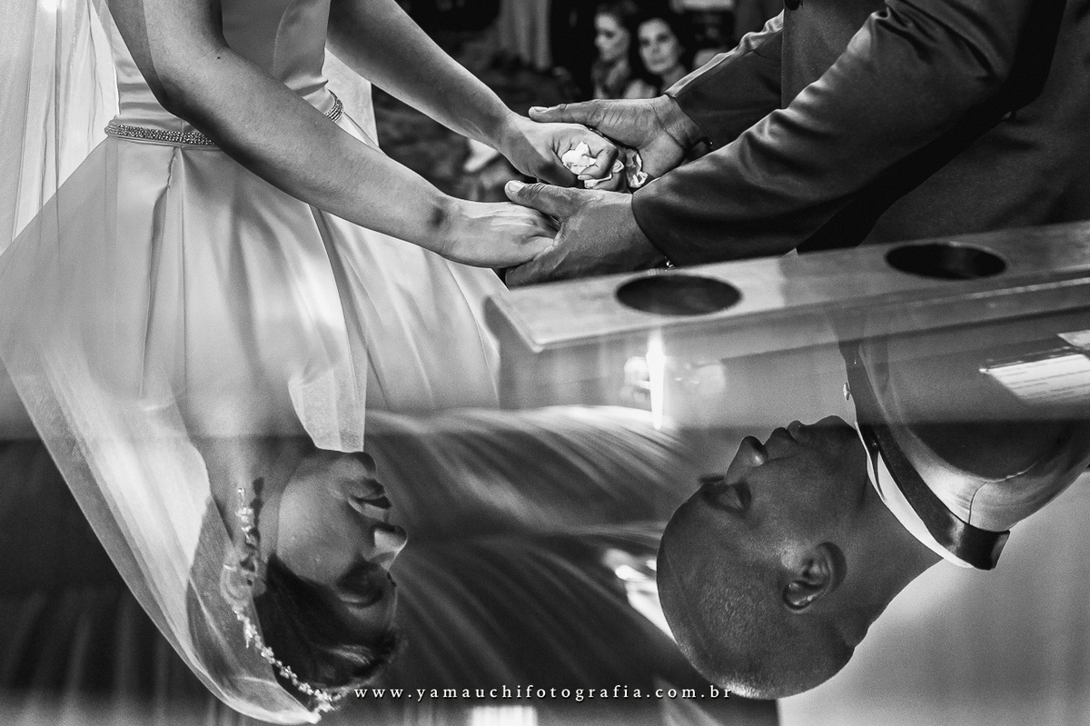 cerimônia de casamento na igreja