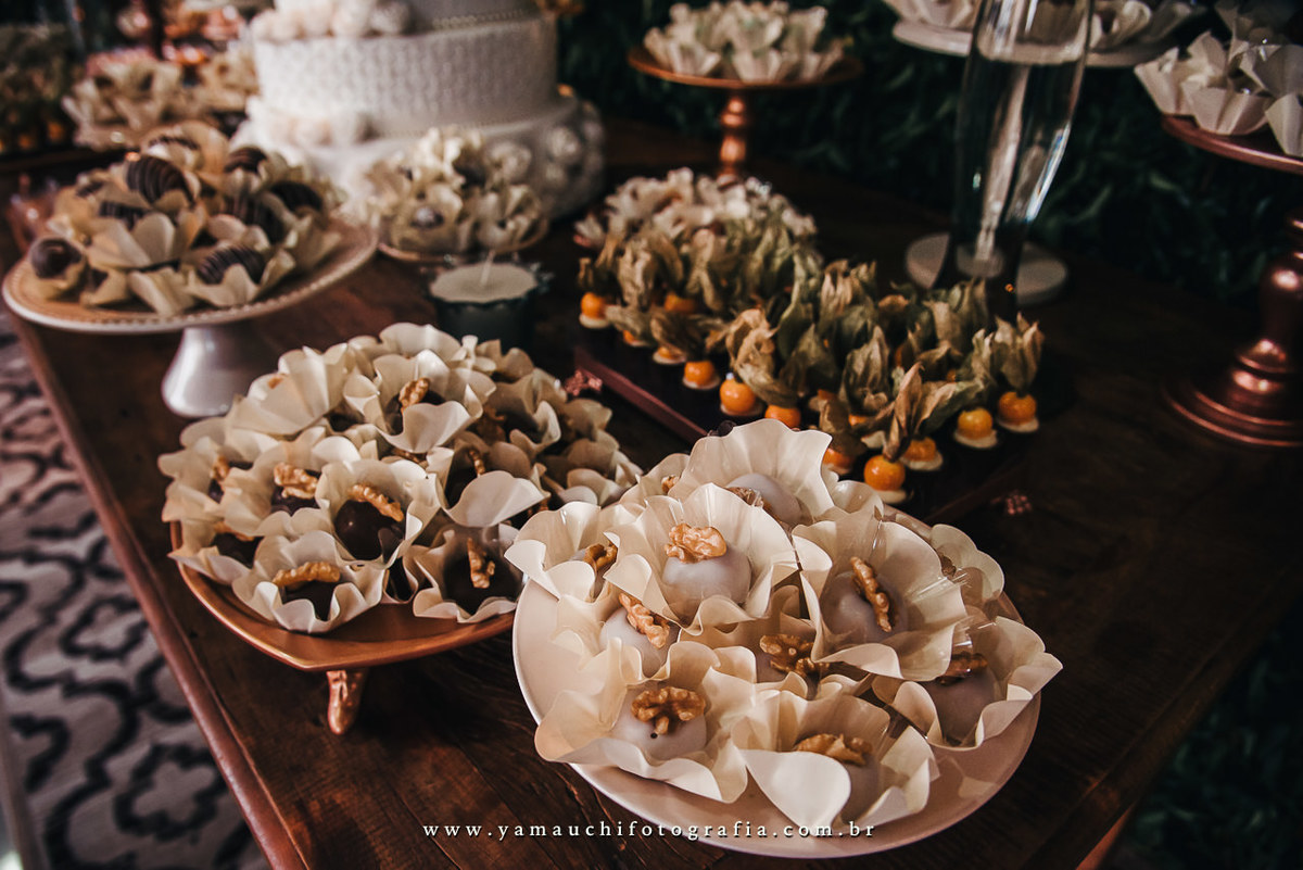 Doces finos para festas