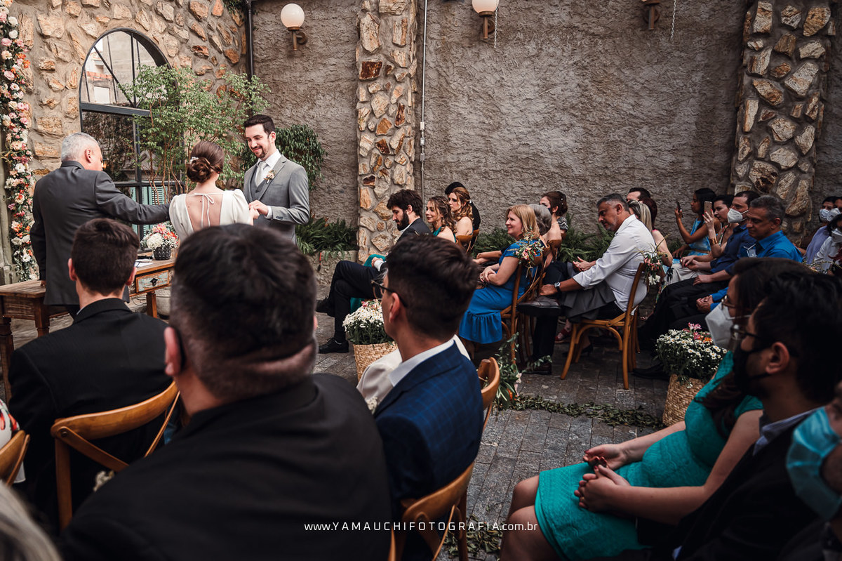 1 cerimônia de casamento de dia