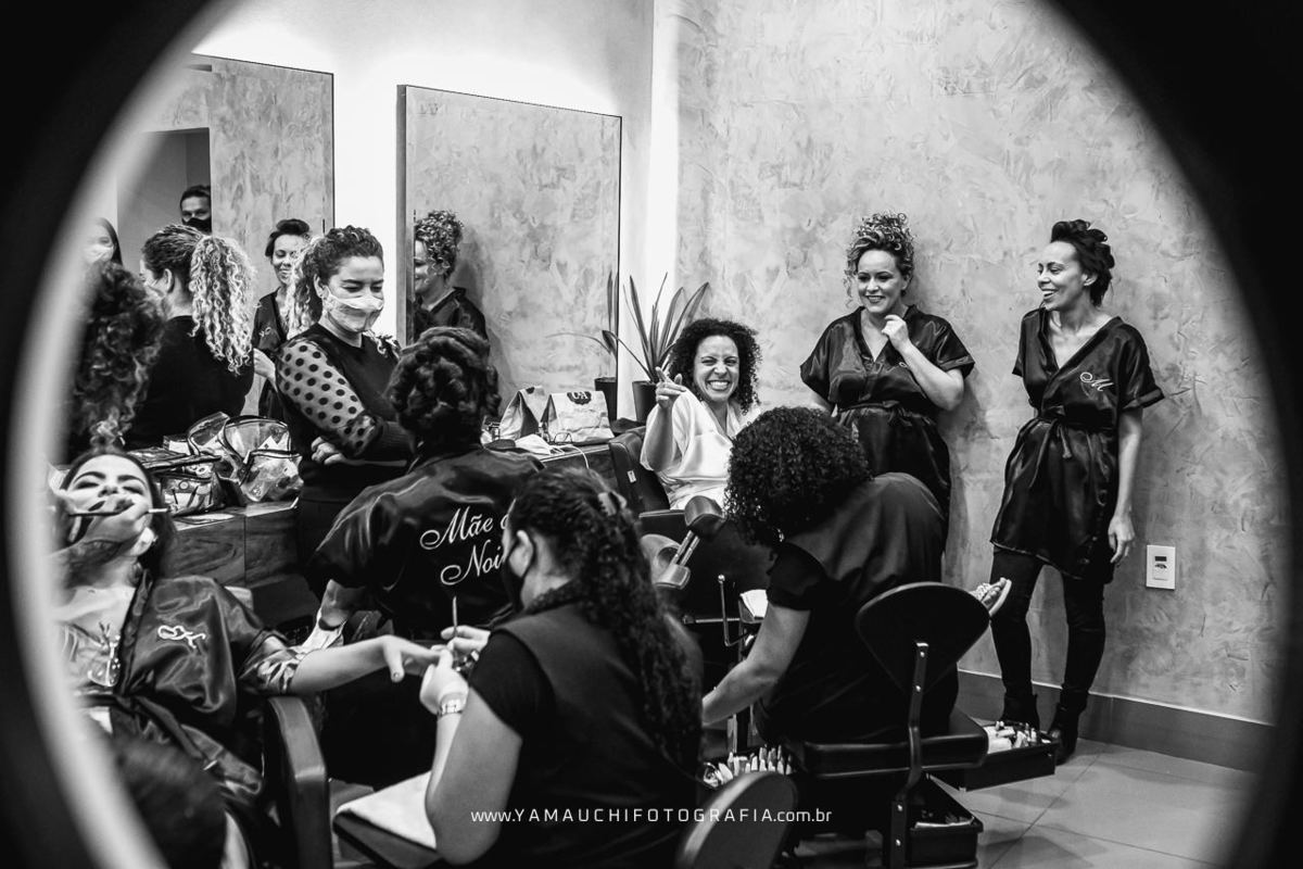 madrinhas no making of da noiva