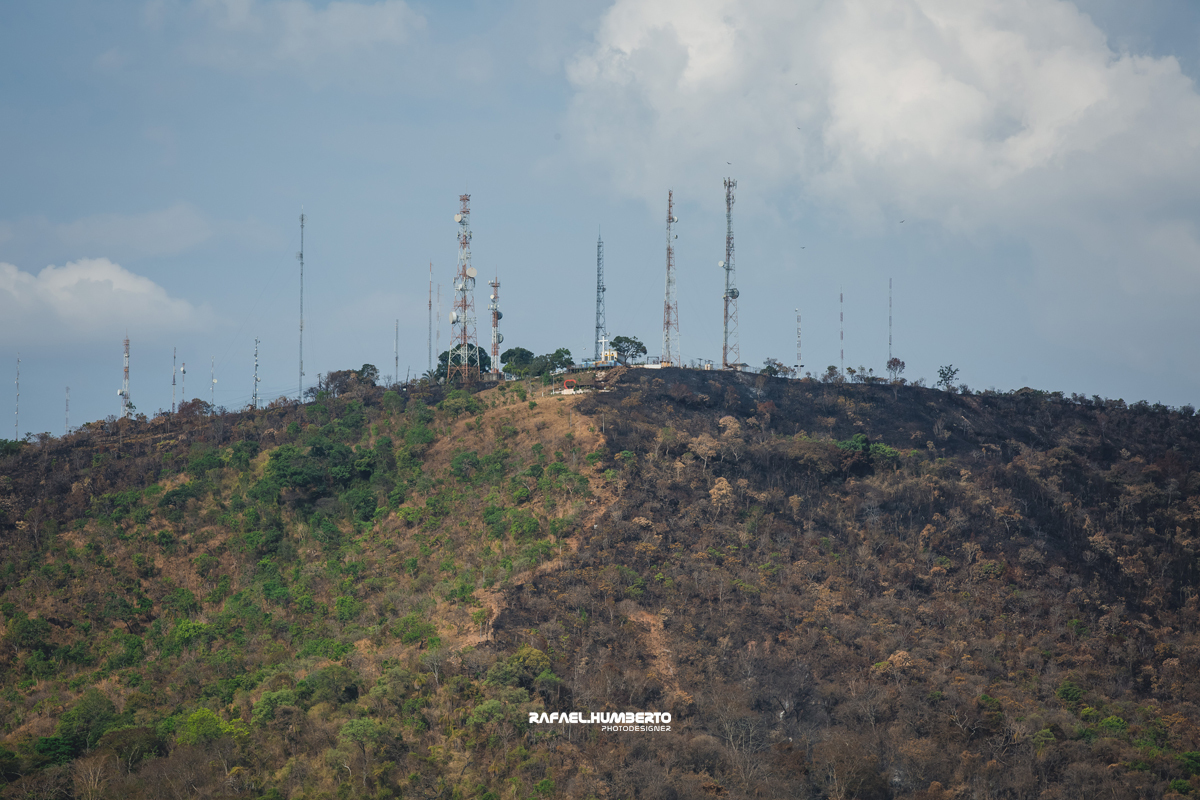 Serra do Estrondo Paraíso do Tocantins após queimada 2024