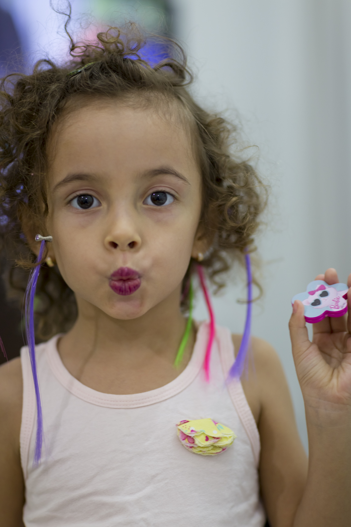 Ensaio infantil com maquiagem