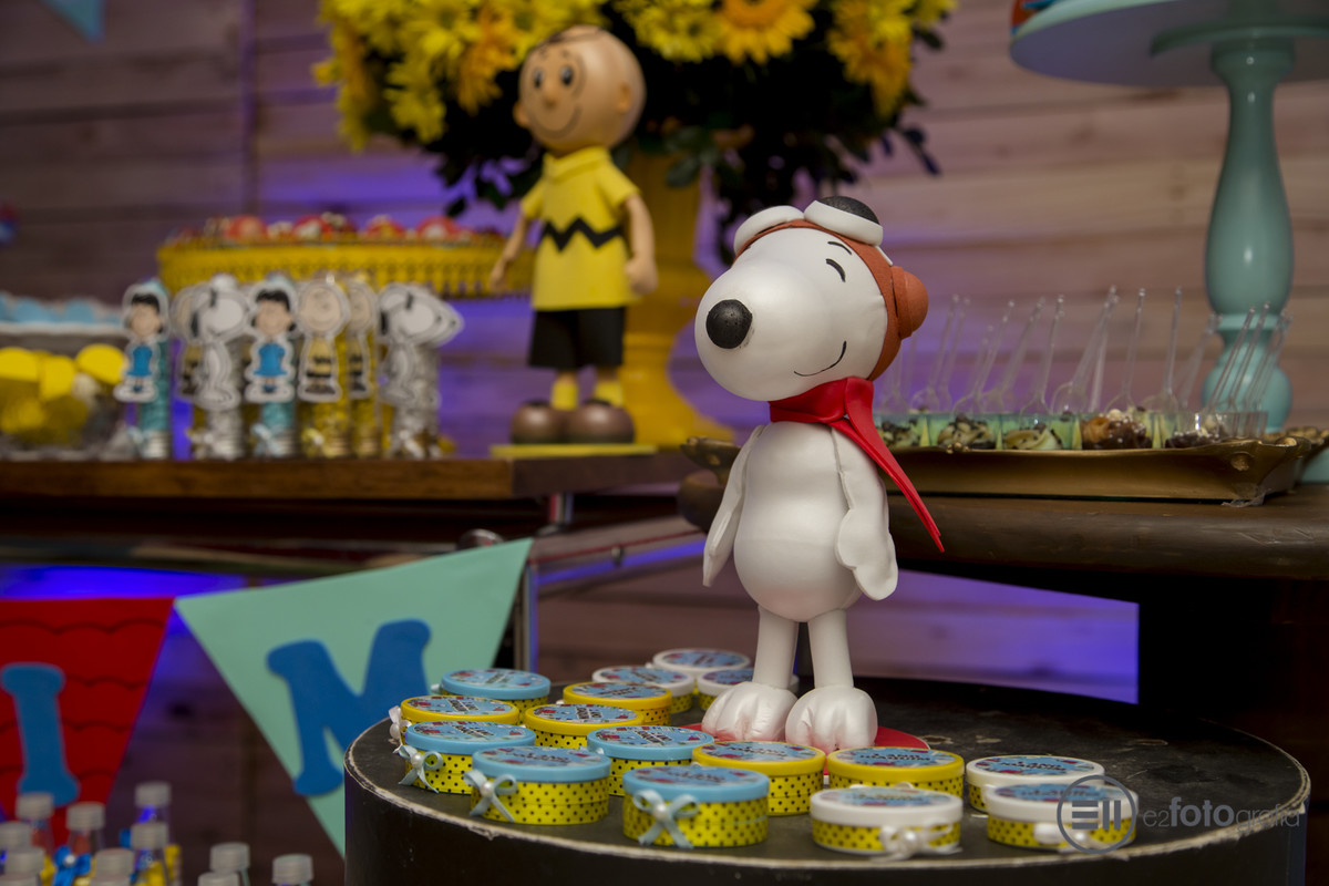 detalhes da decoração da festa de uma no do sono