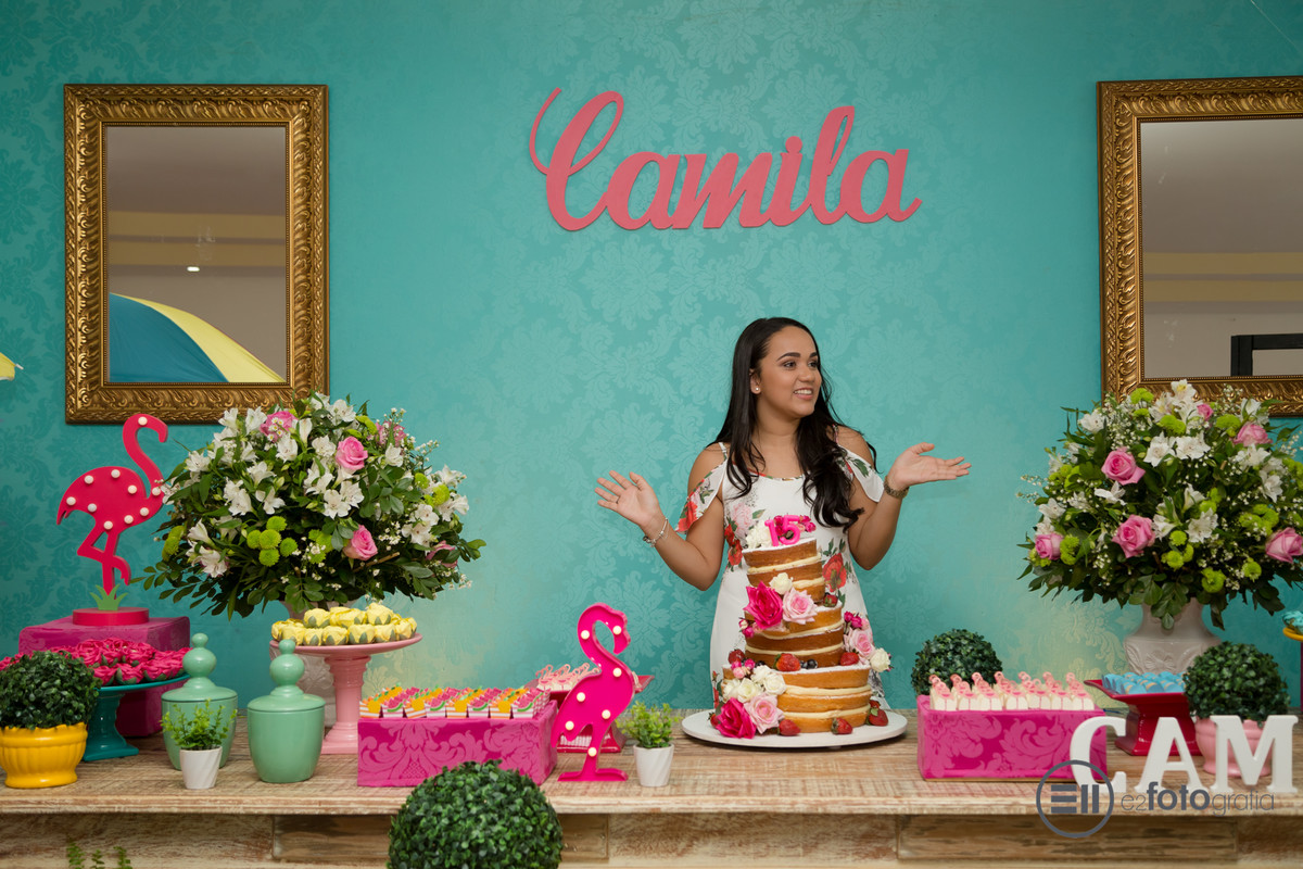 parabéns ao bday 15 anos camila