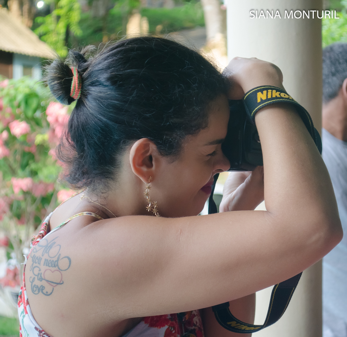 Alunos do curso de fotografia com a E2 Fotografia