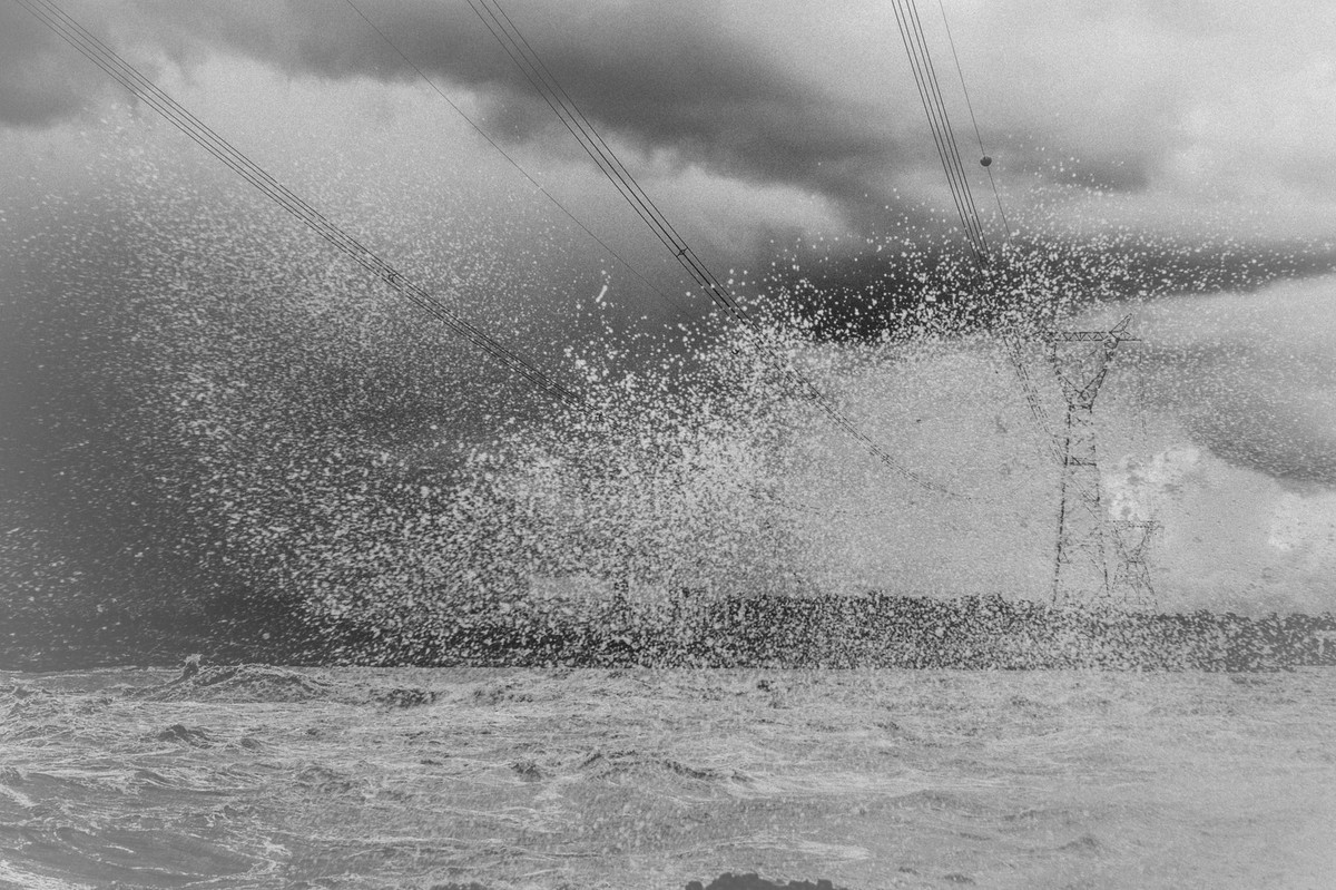 um Splash, aguardando o momento certo, um clcik!