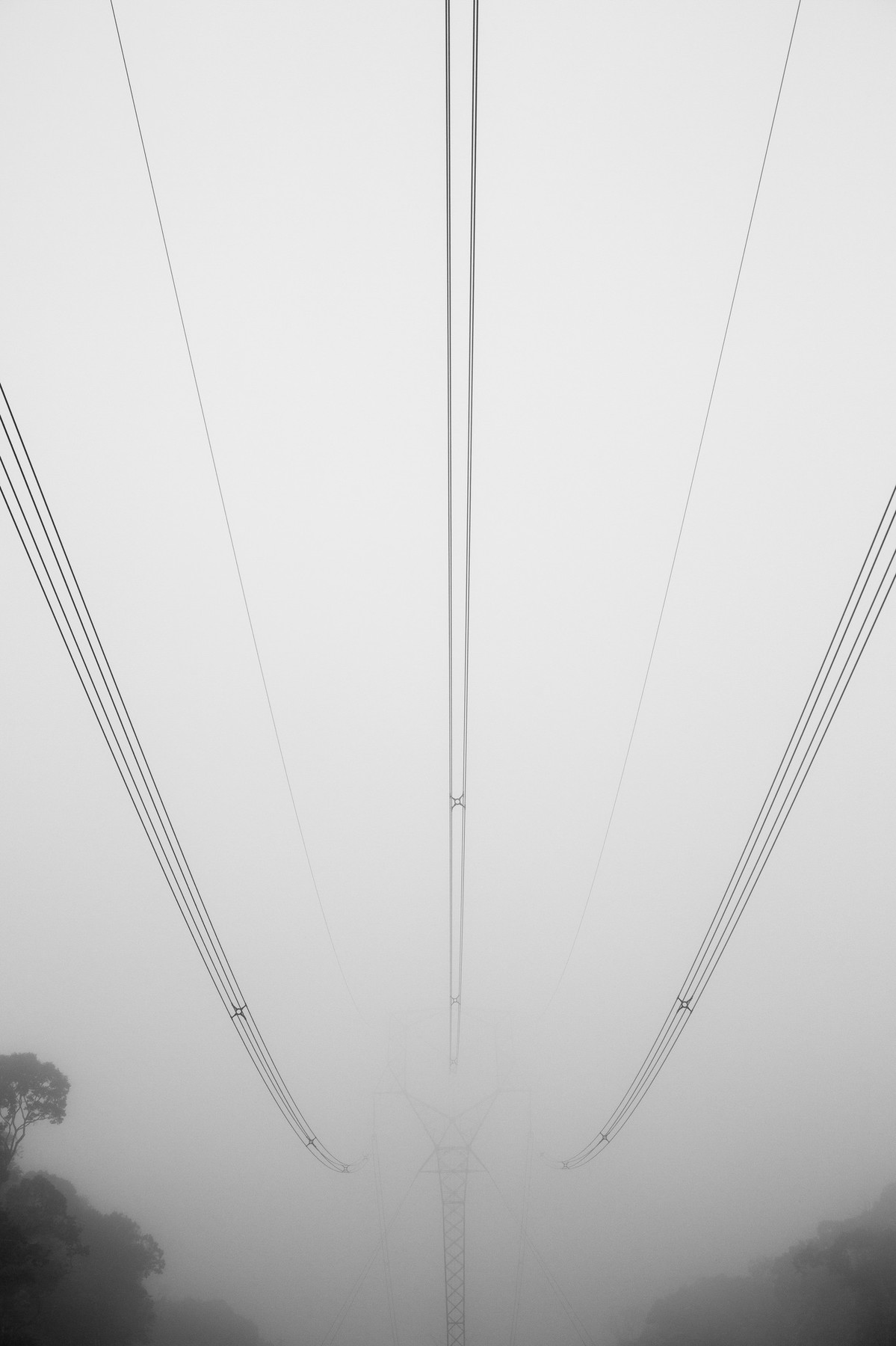 Neblina ao amanhecer na UHE JIRAu