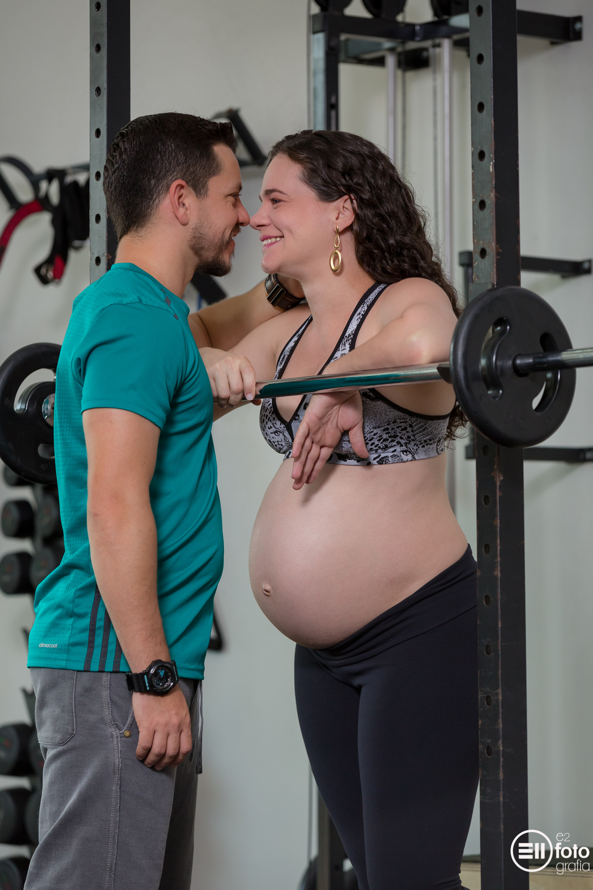 Ensaio Gestante Fitness