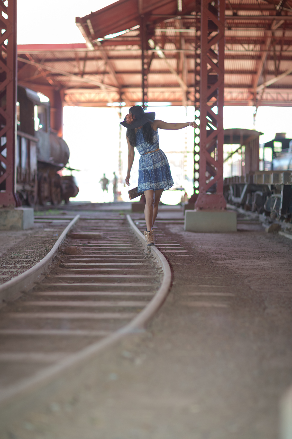 ensaio urbano estação de trem