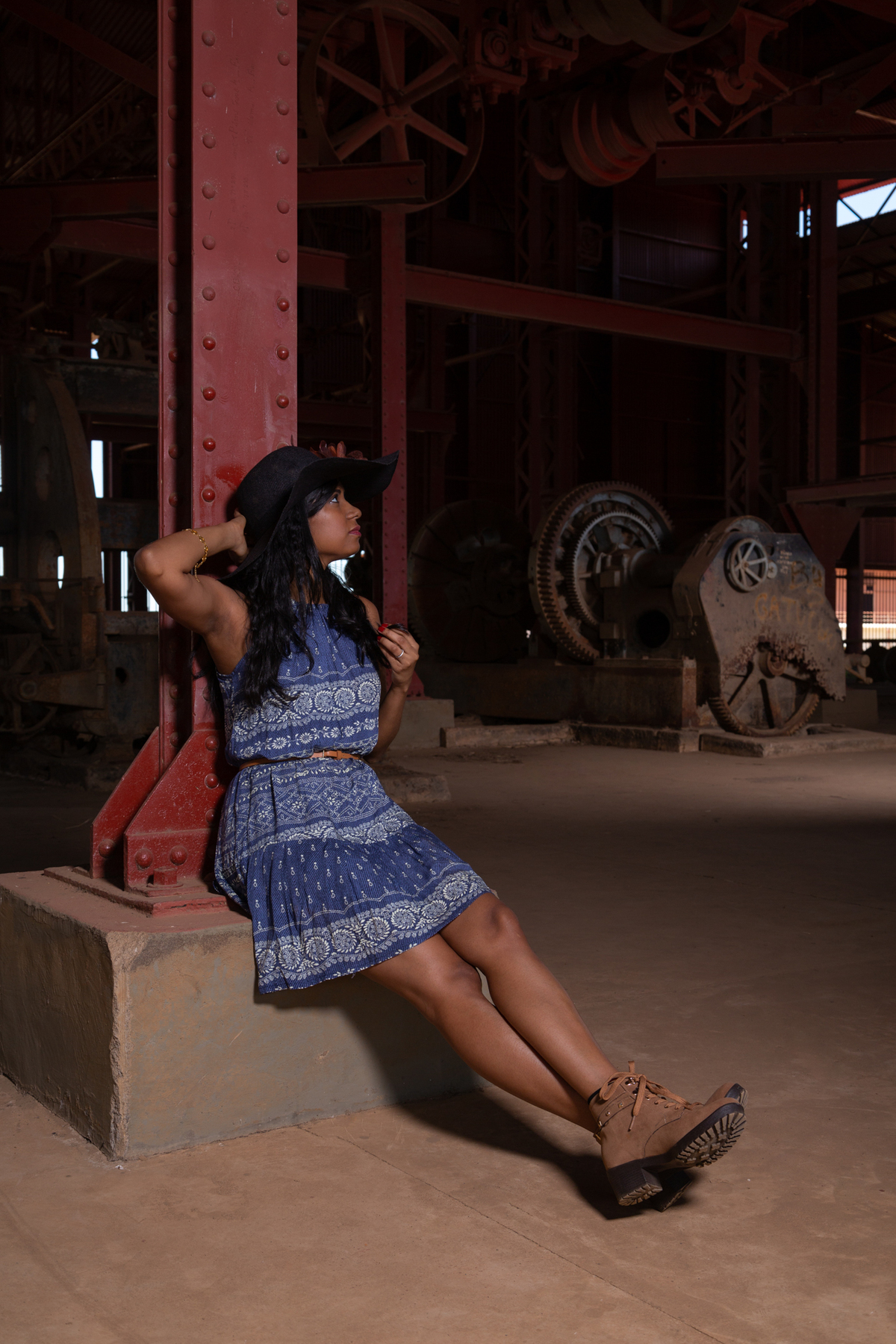 ensaio urbano estação de trem