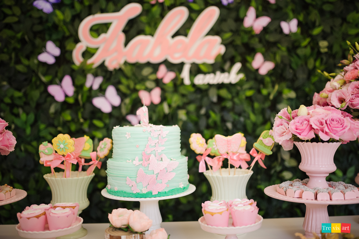 Foto Decoração Festa Infantil Festa De Aniversário Infantil Tema Jardim Das Borboletas