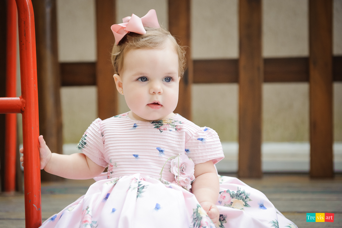 Foto Criança Em Festa De Aniversário Infantil Tema Jardim Das Borboletas