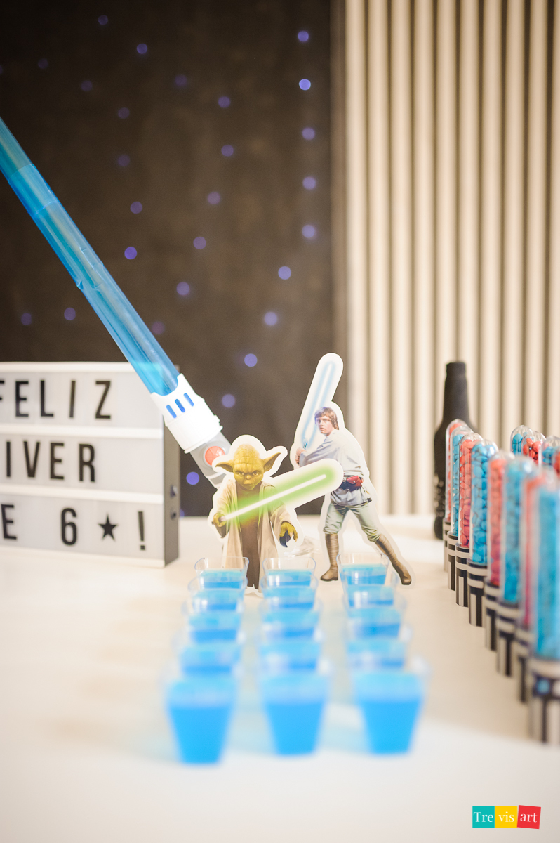 Foto festa de aniversario infantil de menino em condominio festa ao ar livre tema star wars