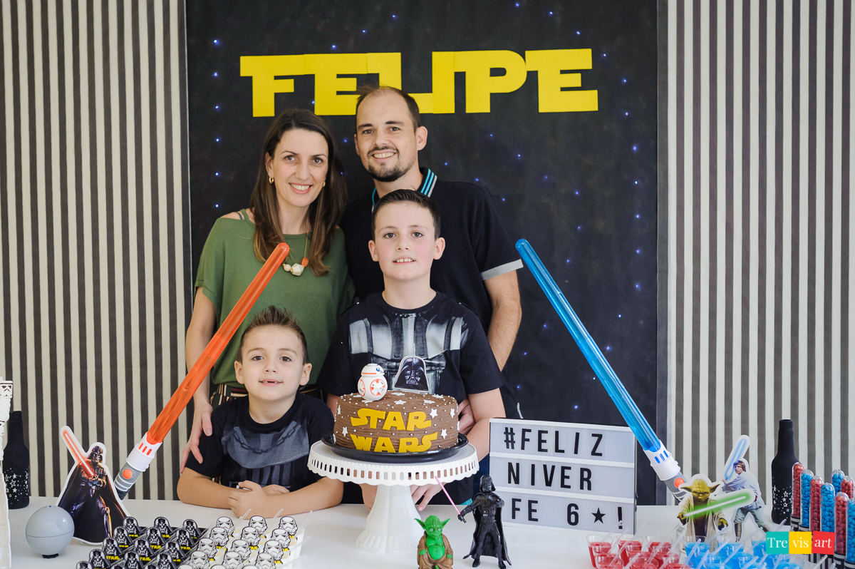 Foto festa de aniversario infantil de menino em condominio festa ao ar livre tema star wars