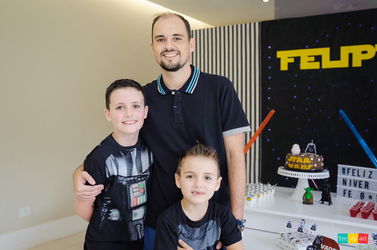 Foto festa de aniversario infantil de menino em condominio festa ao ar livre tema star wars