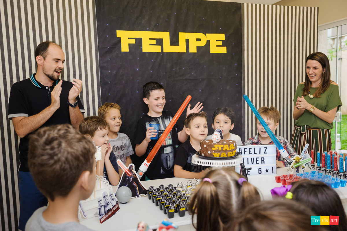 Foto festa de aniversario infantil de menino em condominio festa ao ar livre tema star wars