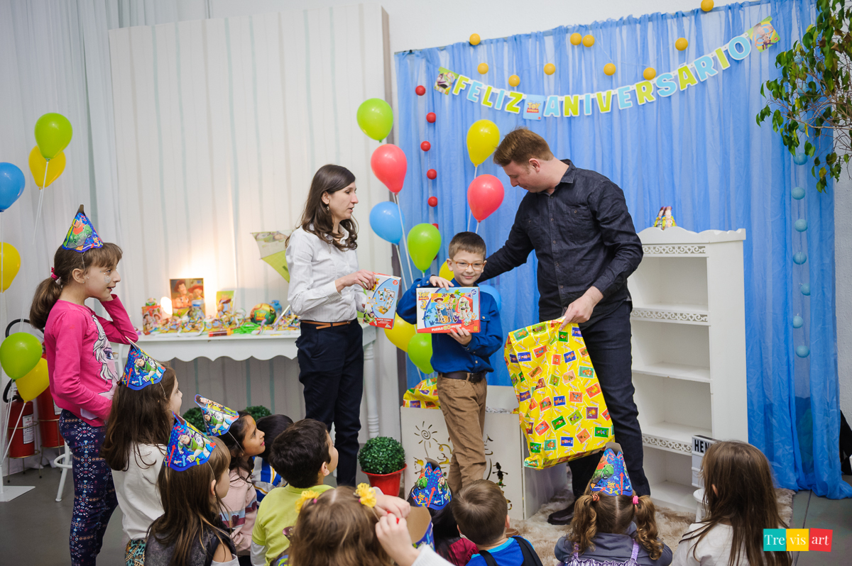 Fotografia festa de aniversario de menino em buffet infantil felizcidade em curitiba com tema de festa toy story