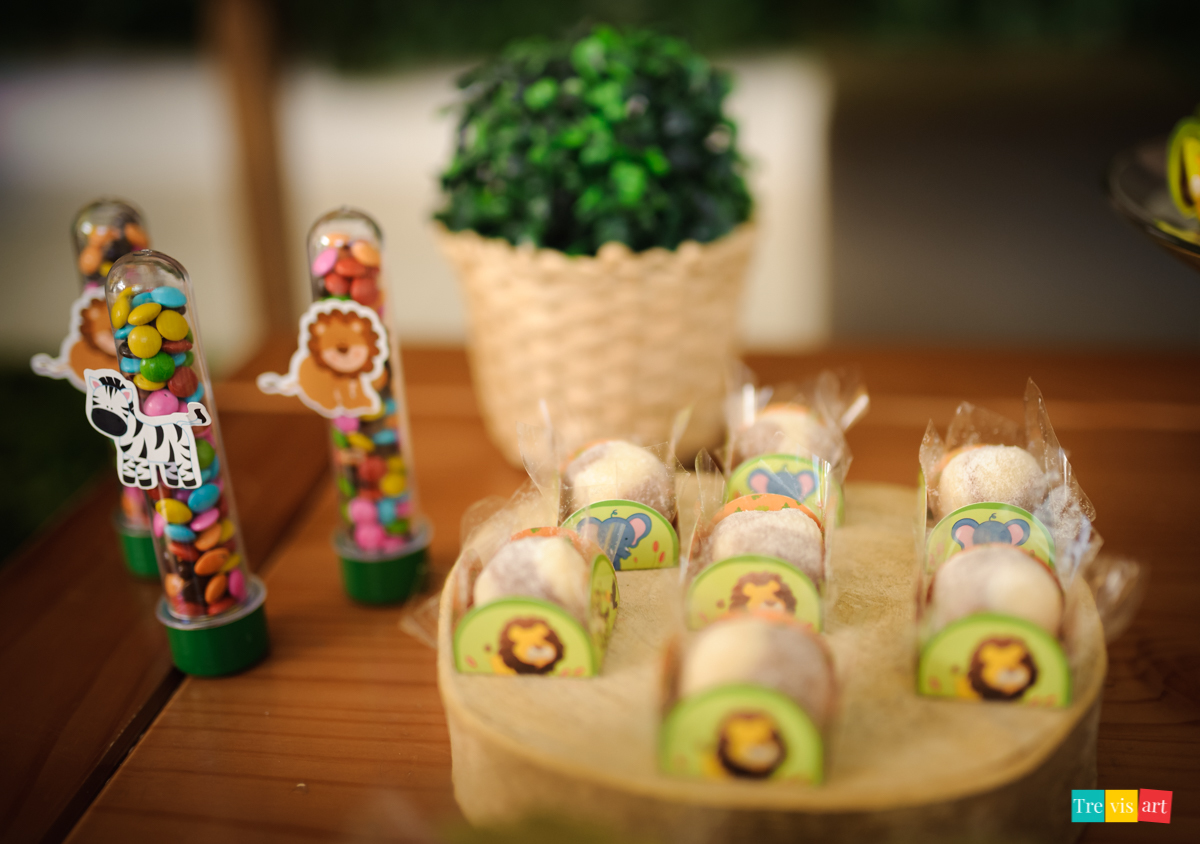 Docinhos personalizados de festa infantil no tema Madagascar