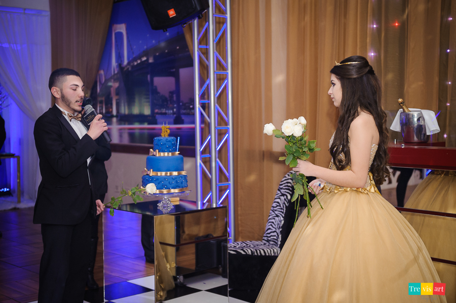 Homenagem amigo na festa de 15 anos 