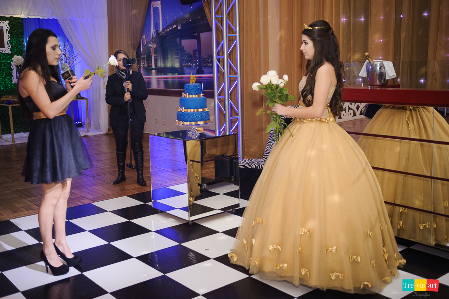 Homenagem amiga na festa de 15 anos 