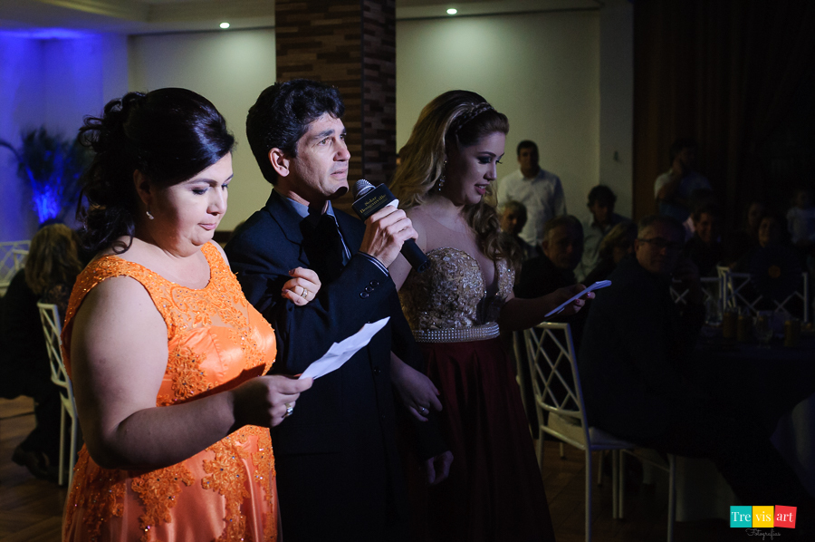 Homenagens festa de 15 anos