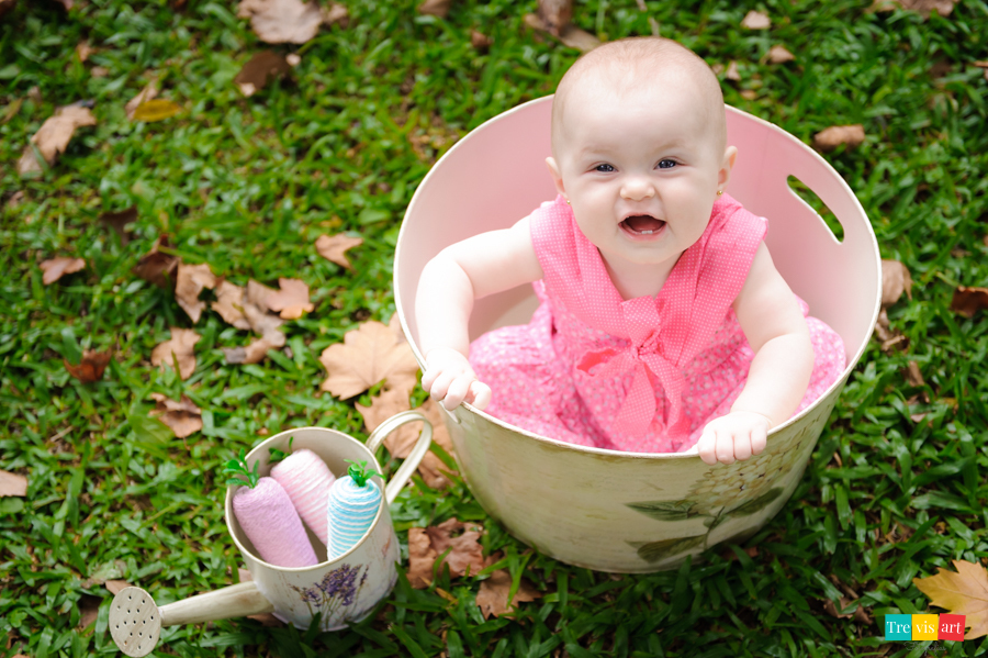 Bebe no cesto, fotos tema páscoa