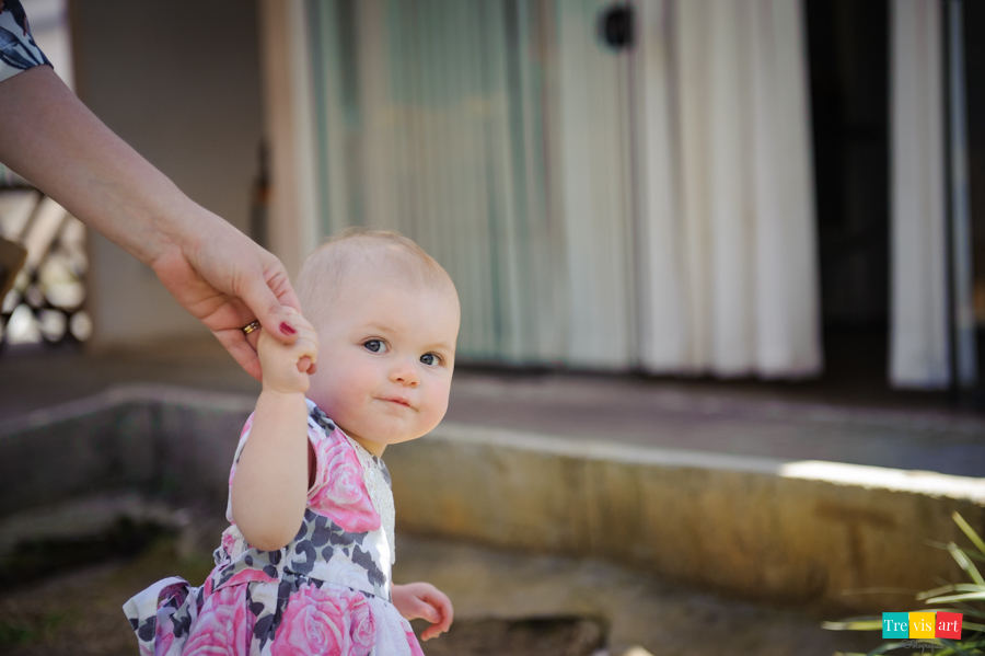 Foto da aniversariante em sua festa de aniversario