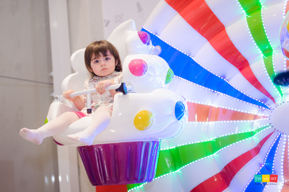 Foto convidada no gira gira da festa infantil.