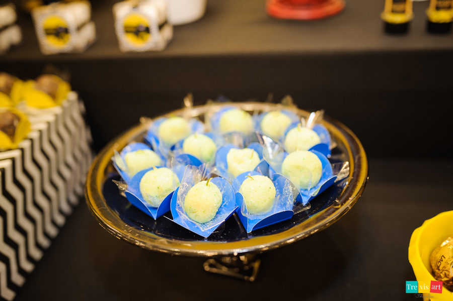 Foto lembrancinha de aniversario infantil, tema Lego Batman. Buffet 4kids.