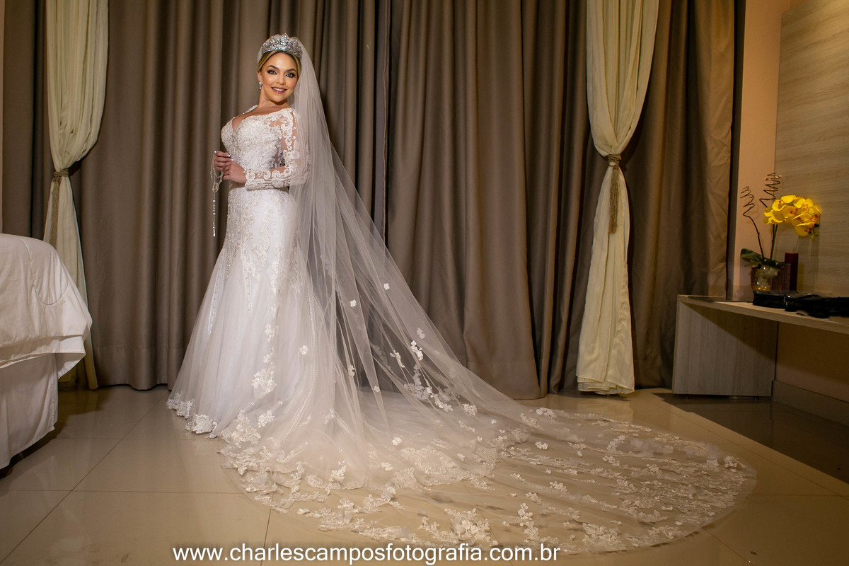 vestido de noiva de luxo