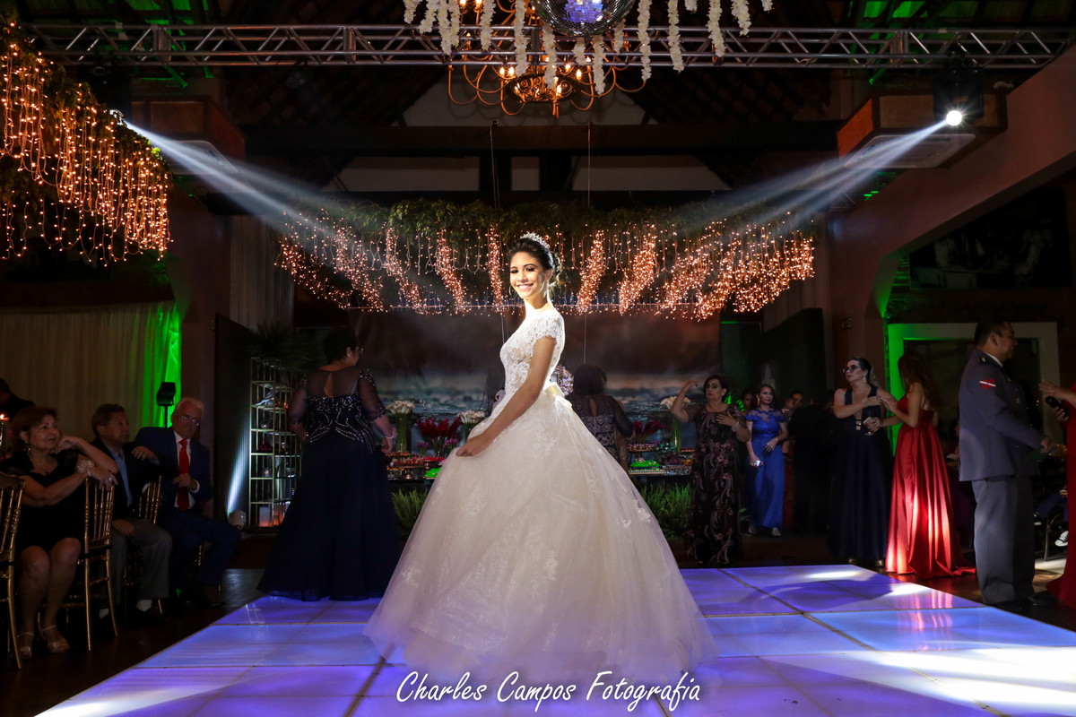 pose de 15 anos na pista de dança