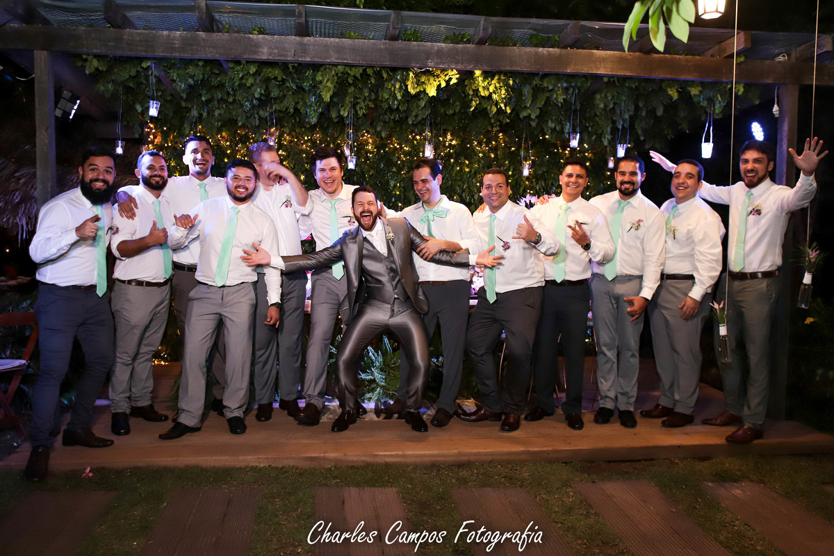 padrinhos na recepção