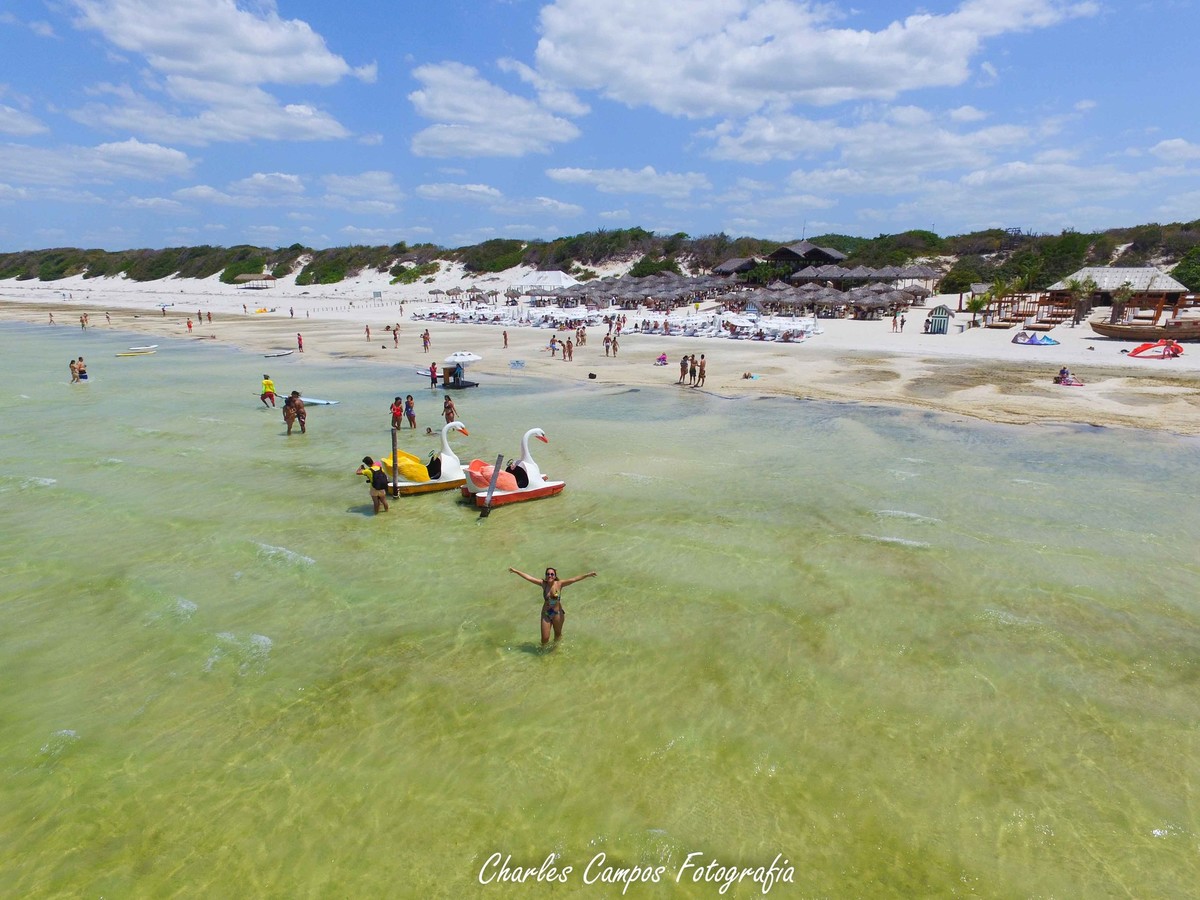 fotos aerea do logo do paraiso em fortaleza