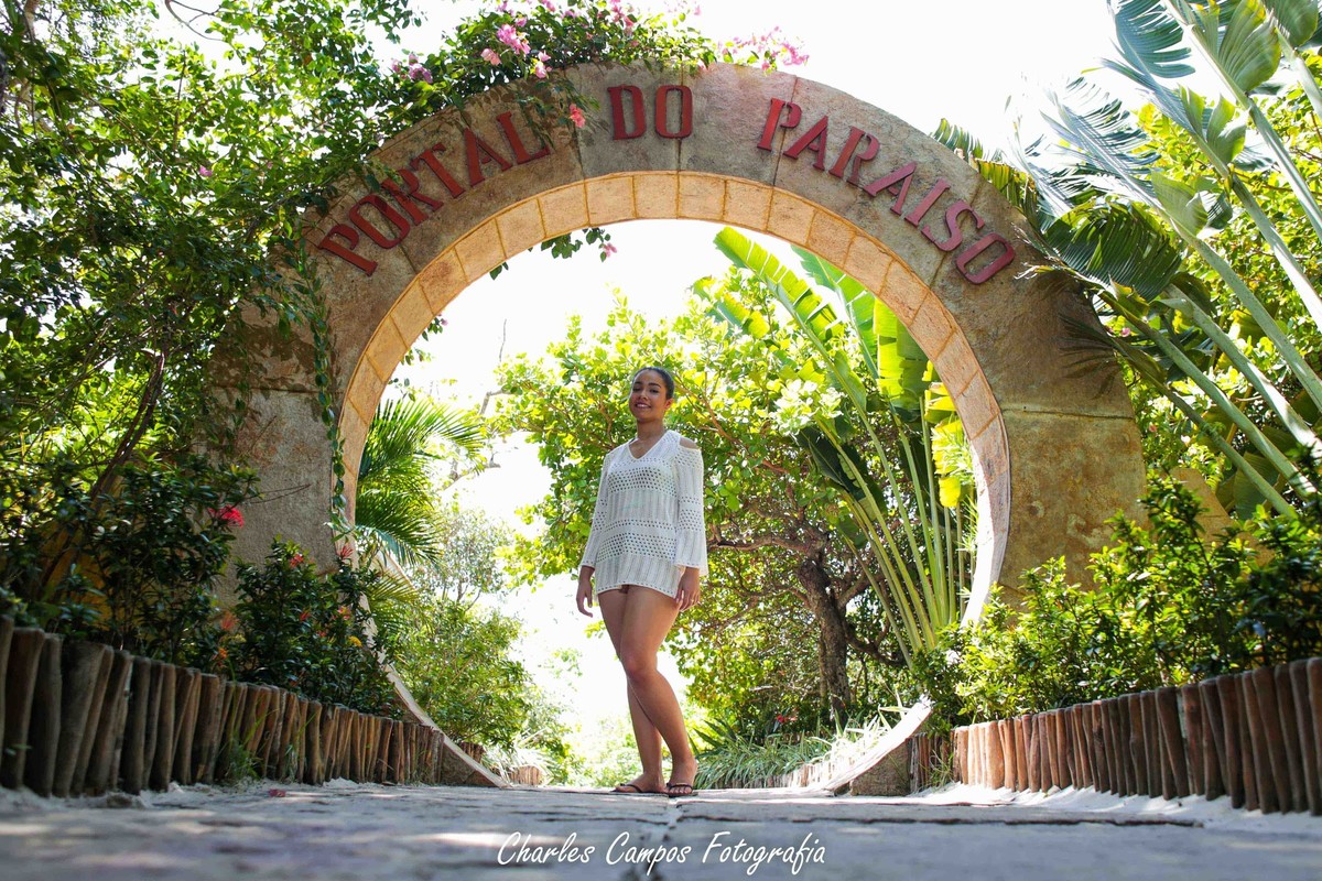 Entrada do paraiso em jericoacoara em fortaleza ceara