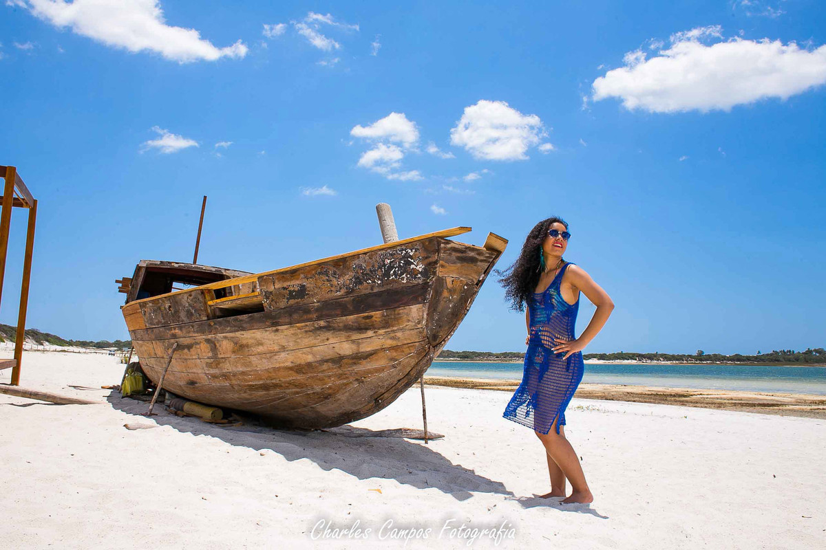 foto na praia de 15 anos