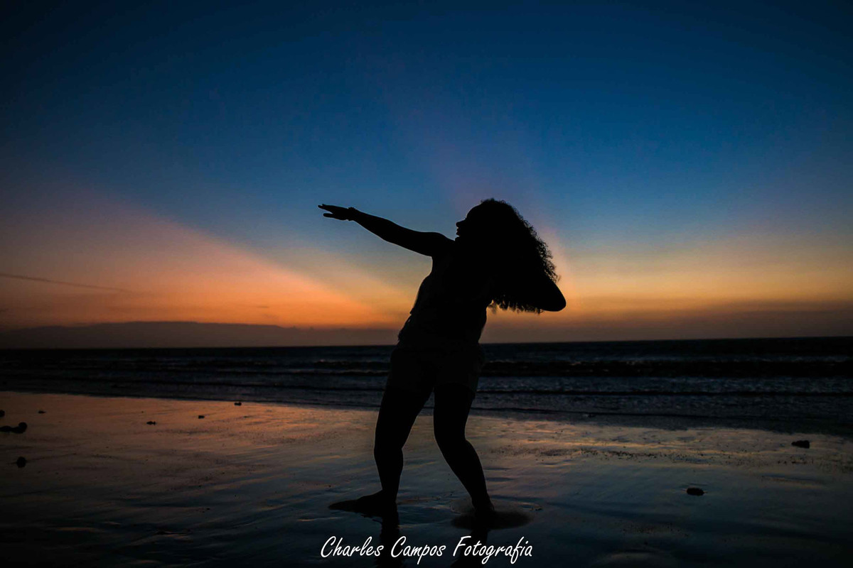 pose do raio na praia de jericoacoara