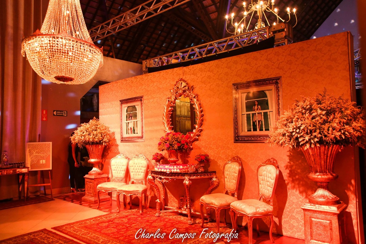 decoração de entrada de festa