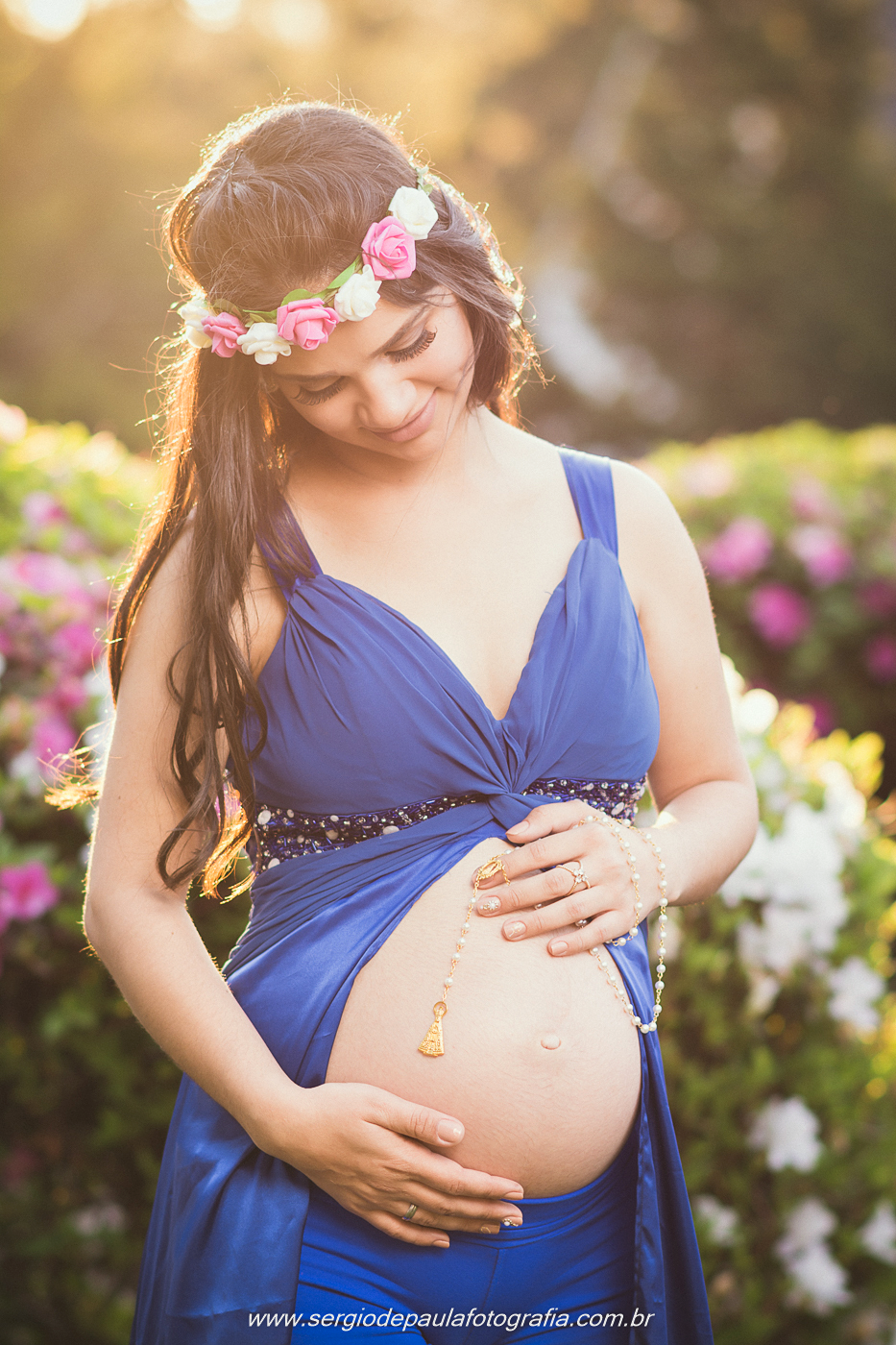 Ensaio gestante no Santuário Schoenstatt em Guarapuava, Paraná. Sérgio de Paula Fotografia