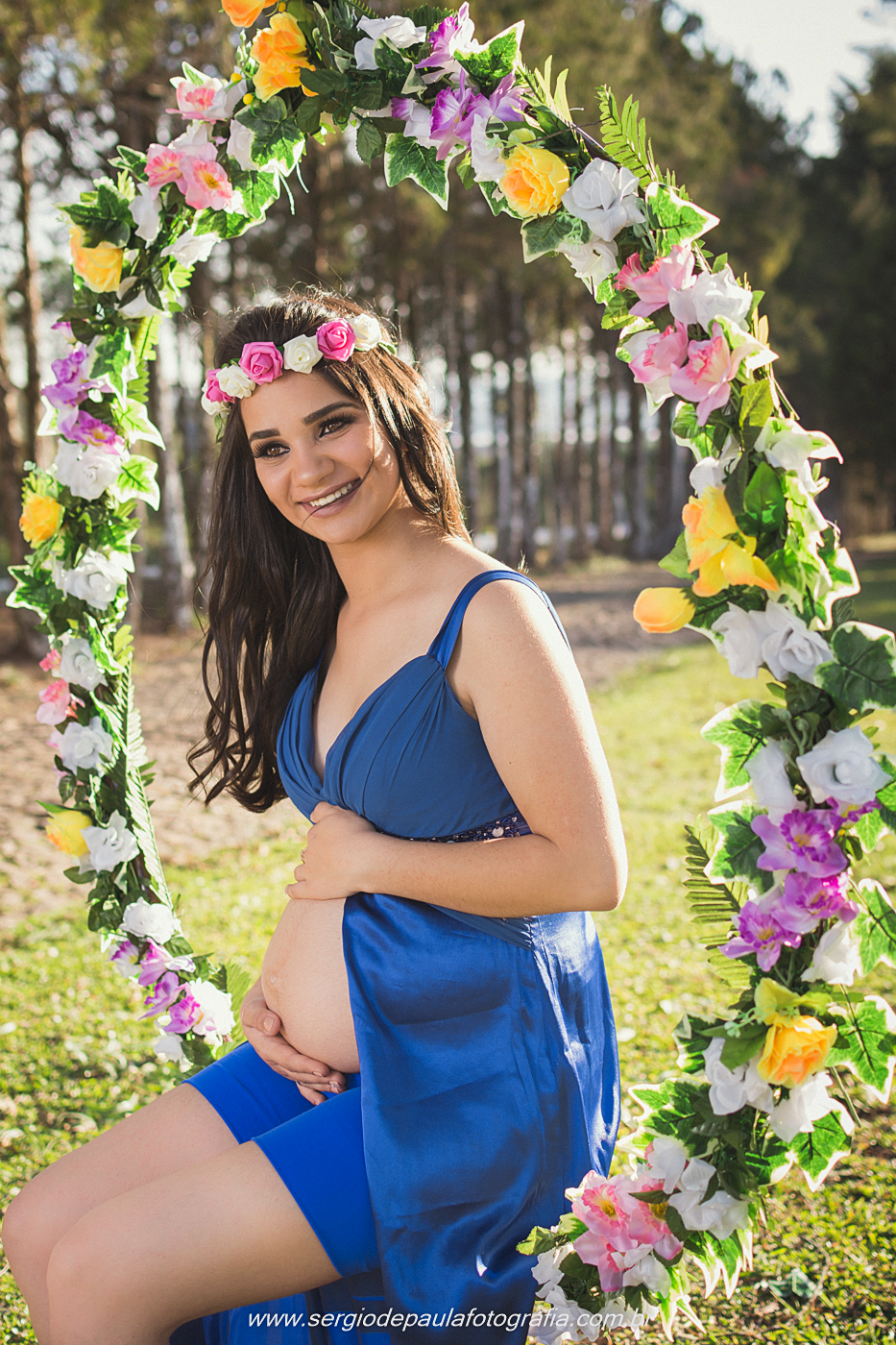 Ensaio gestante no Santuário Schoenstatt em Guarapuava, Paraná. Sérgio de Paula Fotografia