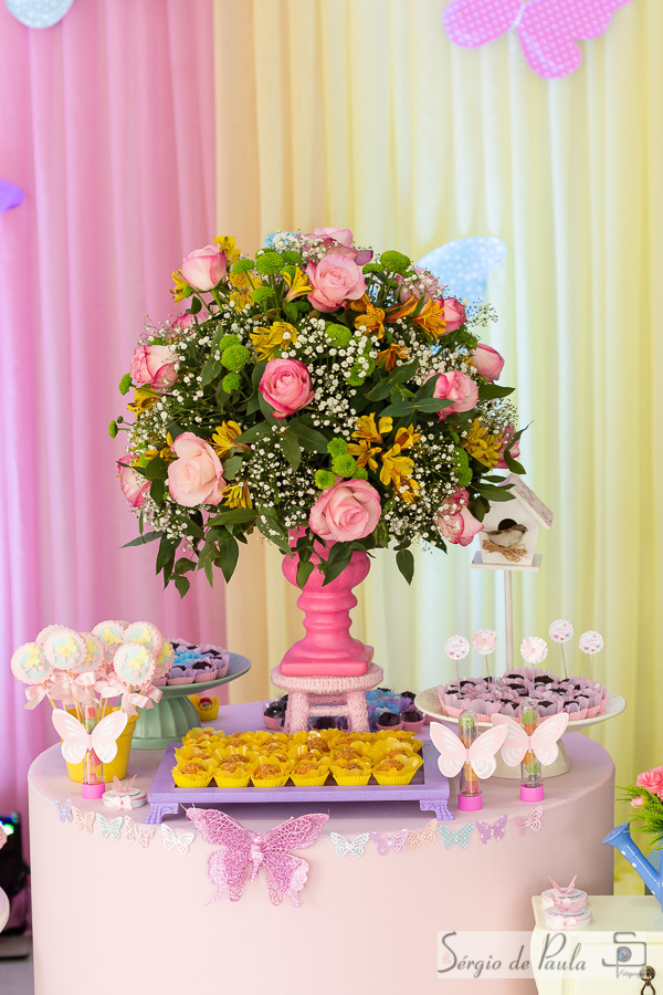 Pirueta Diversões Salão de festas infantis Guarapuava Paraná.  aniversário infantil.
Sérgio de Paula Fotografia
Decoração Borboleta
Aniversário Infantil Jardim das Borboletas