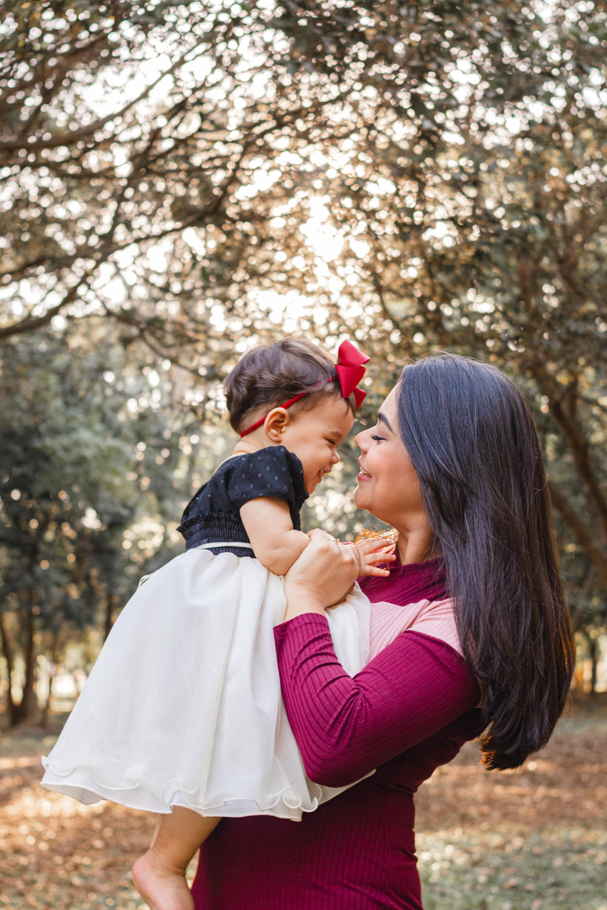 Mãe e filha no Parque Villa Lobos, São Paulo, SP