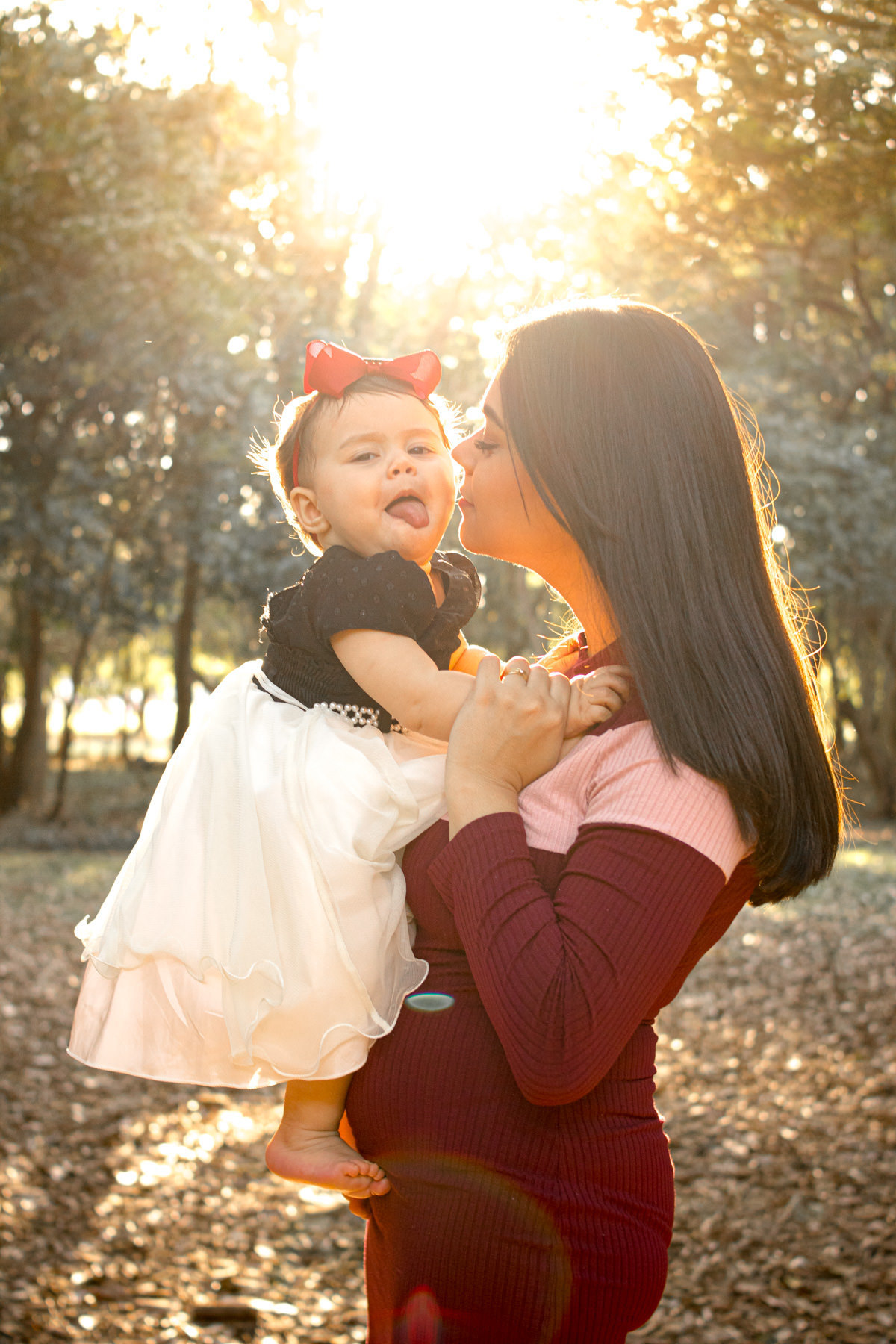 Mãe e filha no Parque Villa Lobos, São Paulo, SP