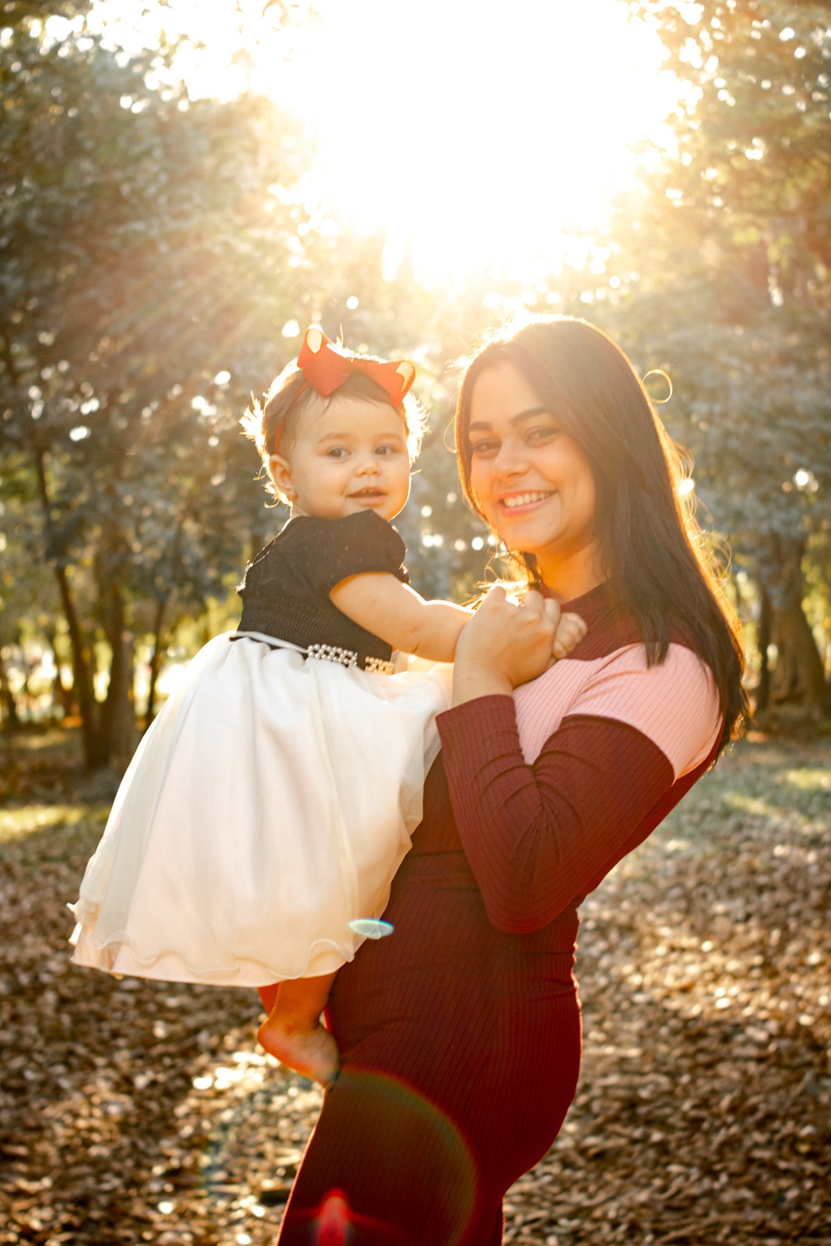 Mãe e filha no Parque Villa Lobos, São Paulo, SP