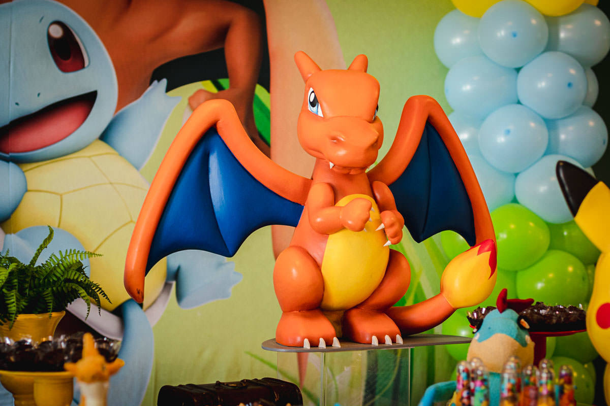 decoração de festa infantil Pokemon