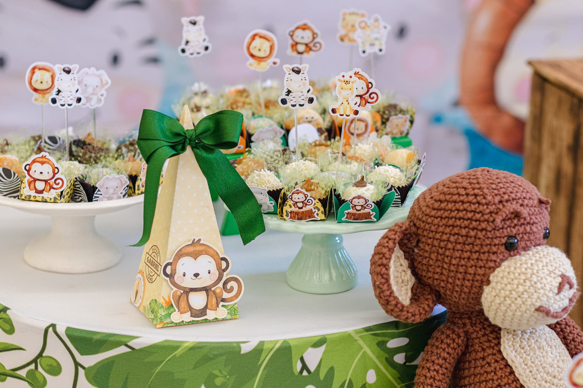 Decoração safari festa de 1 ano 