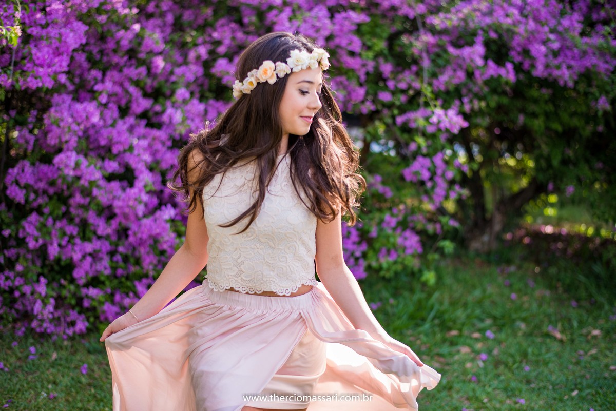 ensaio fotográfico de 15 anos