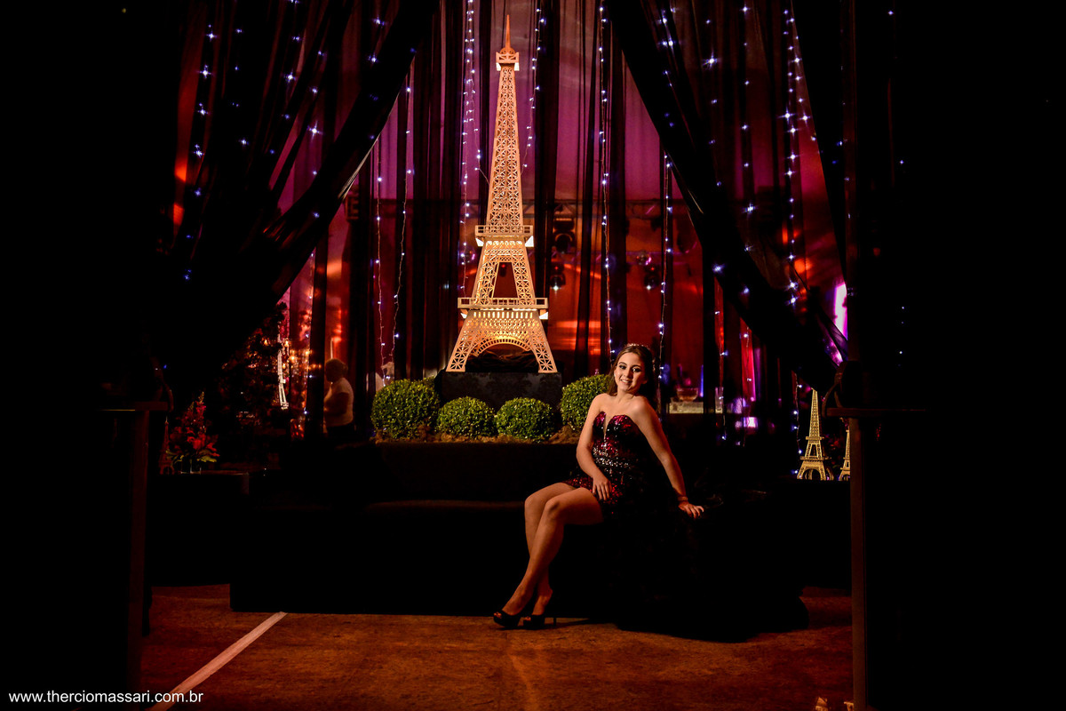 festa debutante tema paris